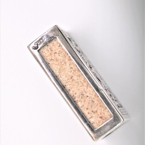 Superb Ceylon Antique Silver Match Holder - Picture 6 of 6